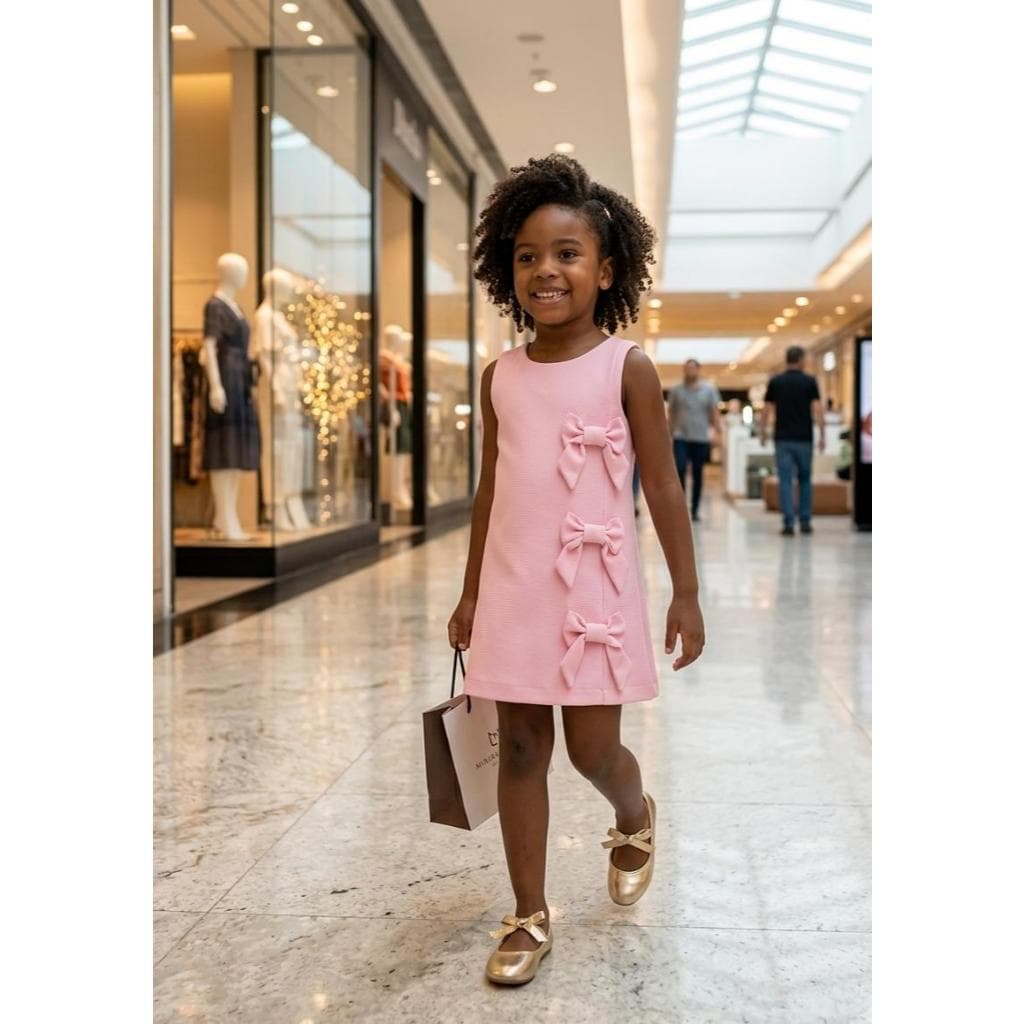 Vestido+infantil+princesa+de+laço