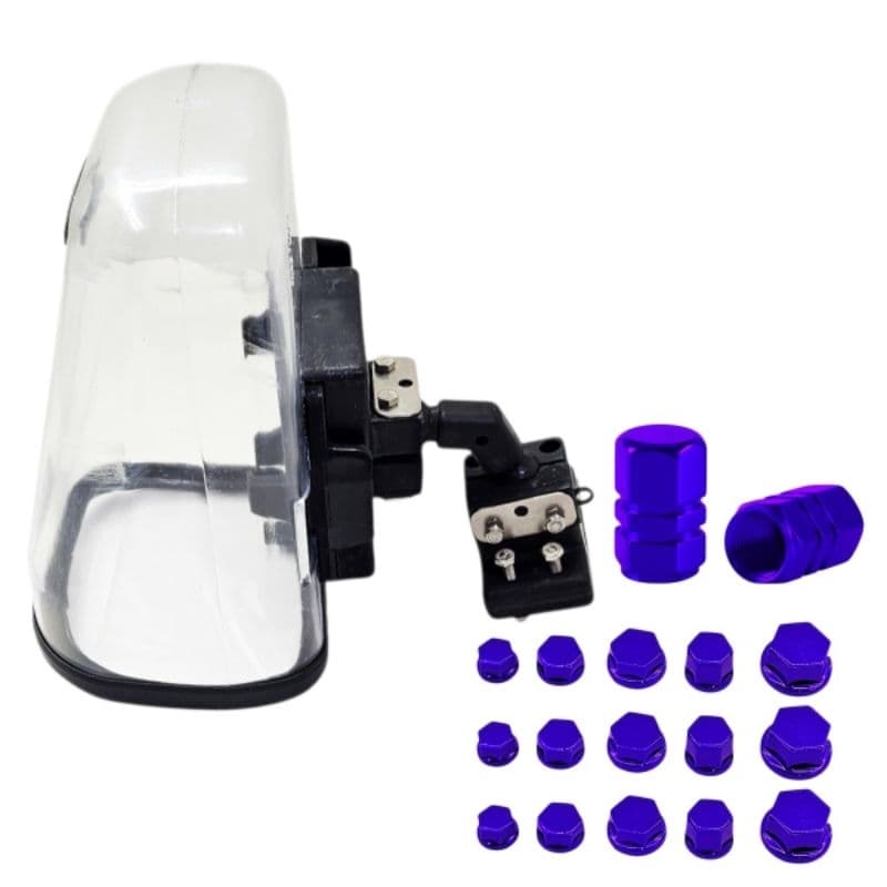 Suporte Celular Moto Proteção Anti Furto Queda Sol Chuva Preto Bolha Policarbonato Motoboy + Brinde