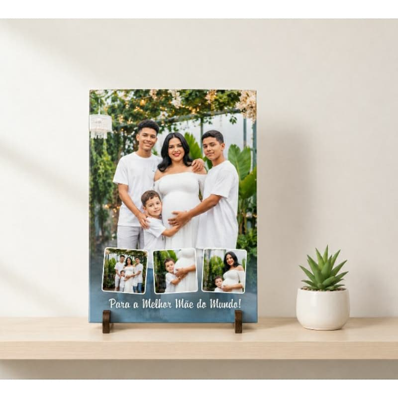 Presente para Mãe com foto quadro decorativo MDF especial personalizado criativo alta qualidade n desbota premiun