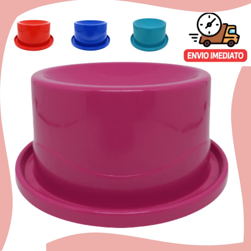 Comedouro Elevado Para Cachorro Gato 280ml Conforto Postura Ergonômico