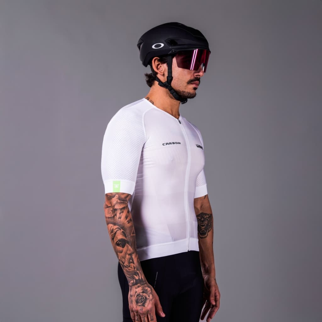 Top Triathlon c/ manga Woom Carbon Phantom Ice