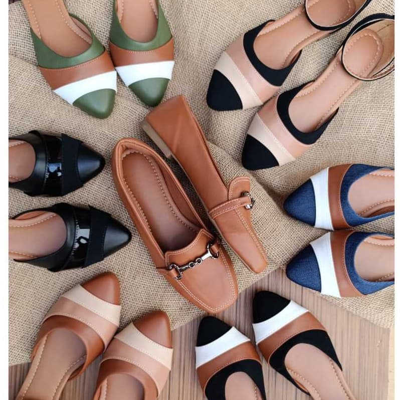 Kit2Pares Sapatilha Feminino Mocassim Caramelo + Sapatilha Elegante Confortável