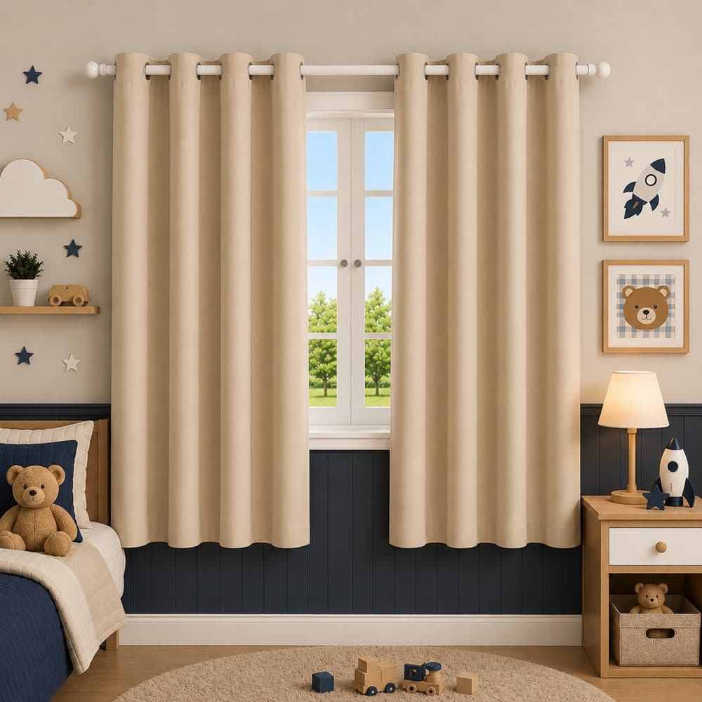 CORTINA BLACKOUT INFANTIL 2,20 X 1,30 PARA VARÃO DE 1,50 INFANTIL