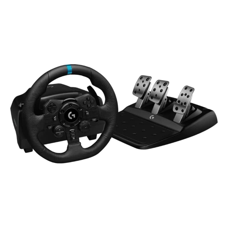 Volante Logitech G923 TrueForce + Pedais Para PS5 PS4 PC Force Feedback Original Novo