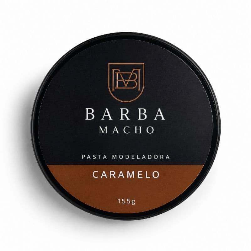 Pomada Para Cabelo Caramelo 155g Barba Macho cera Profissional