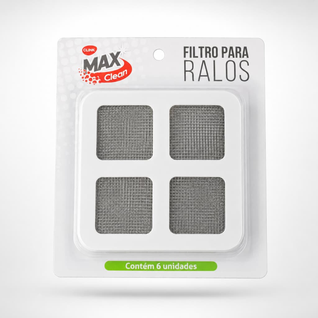 Filtro Para Ralo Anti Cabelo Kit 6 Unidades Protetor Anti Entupimento Banheiro Cozinha Pia Lavanderia Reutilizável