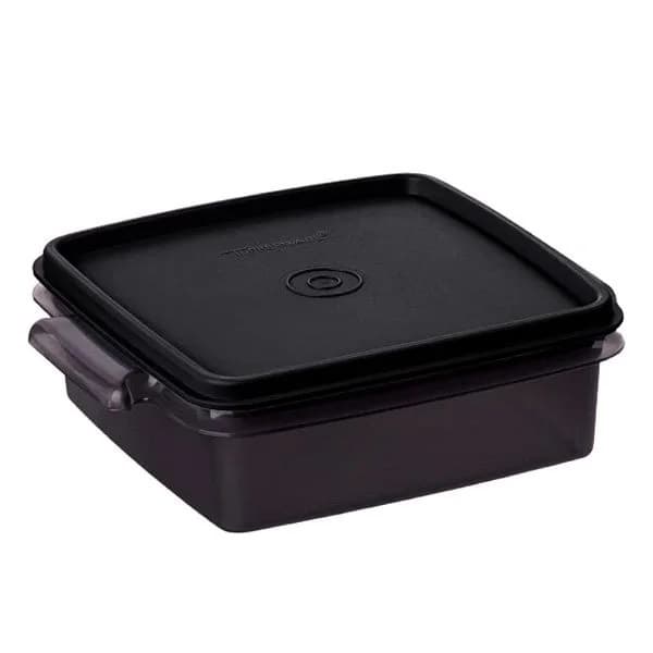 Tupperware Pote Quadrado 780ml Preto