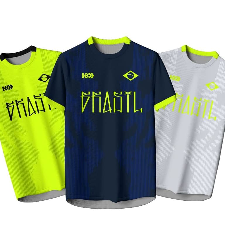 Camiseta Brasil esportiva Masculina Feminina Infantil Academia Treino Futebol Torcida 2026 copa