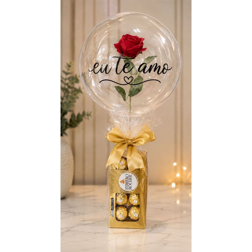 Adesivo Vinil eu te amo para Balão | Fácil Aplicação | Envio Imediato