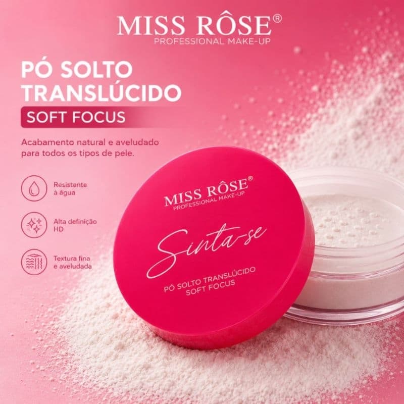 PÓ TRANSLÚCIDO MISS ROSÊ