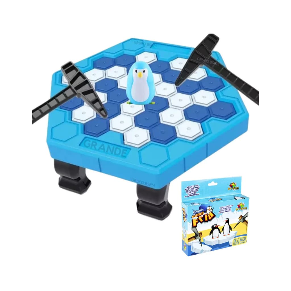 Pinguim Quebra Gelo Numa Fria Jogo Brinquedo Criança Presente Infantil Estratégia