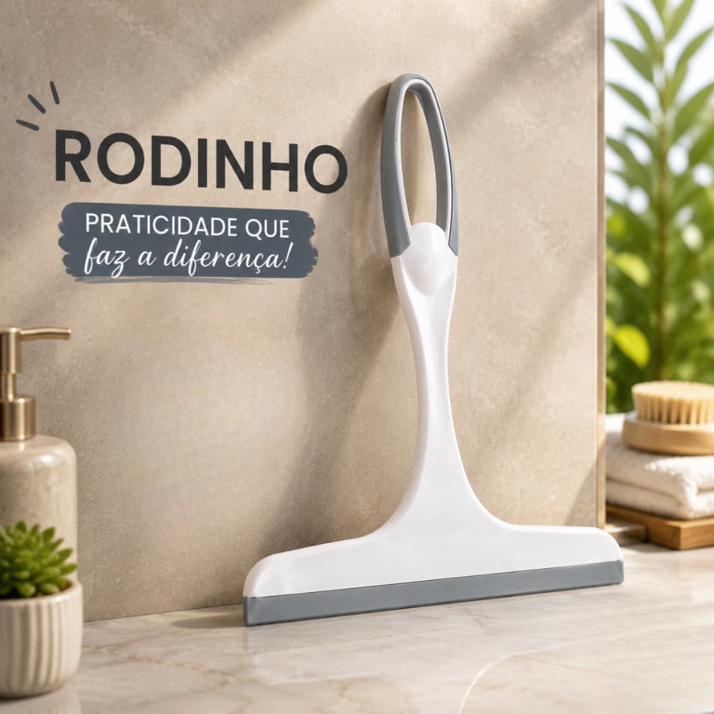 Rodinho de Pia Multiuso Rodo de Bancada Silicone Limpeza Cozinha