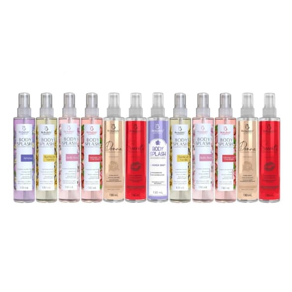 12 UN BODY SPLASH 130ml Bio Instinto Desodorante Corporal Colônia Perfume Fragrância Irresistível