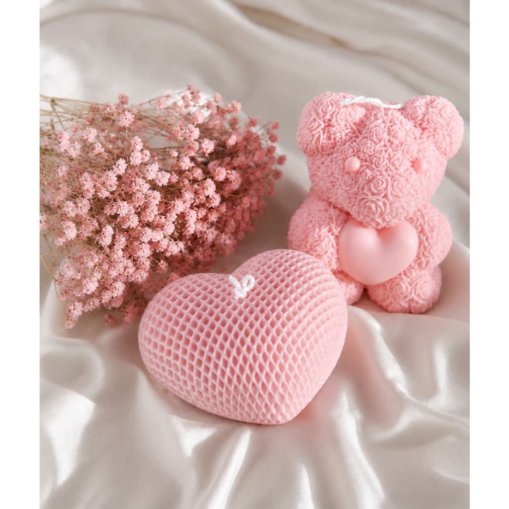 KIT 1, 3 OU 5 VELAS AROMATICAS DECORATIVAS| LEMBRANCINHA ANIVERSARIO| CHA DE BEBE| VELA DE URSO| VELA DE CORAÇAO