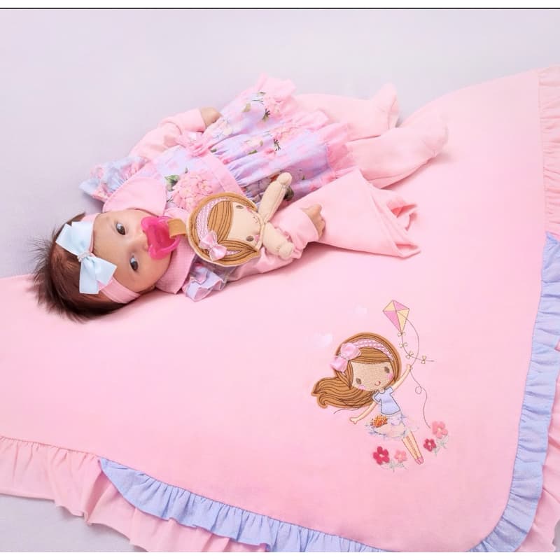 saida maternidade, roupa saída maternidade, menina, rn, laço, vestido, enxoval bebê