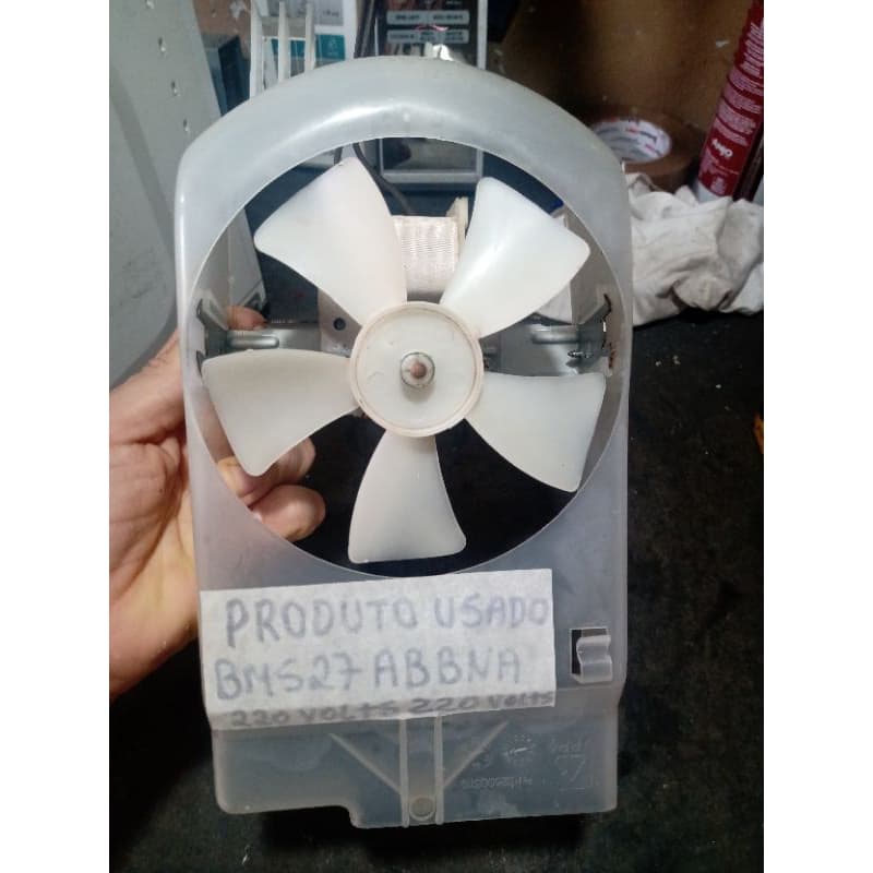 Ventilador para Microondas Brastemp Jetdefrost BMS27ABBNA 220 Volts (LER DESCRIÇÃO)