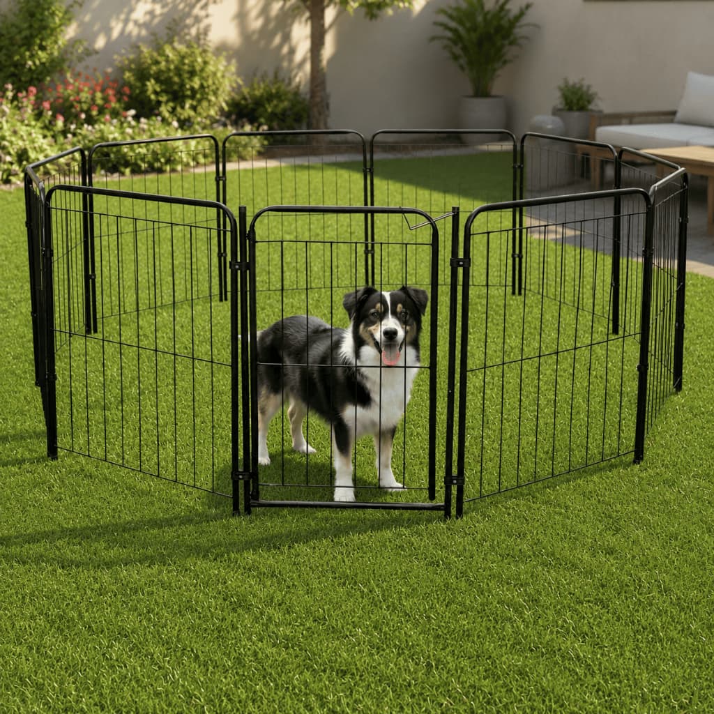 Cercado Pet com Portão para Cachorro 82cm Grade de Proteção Modular