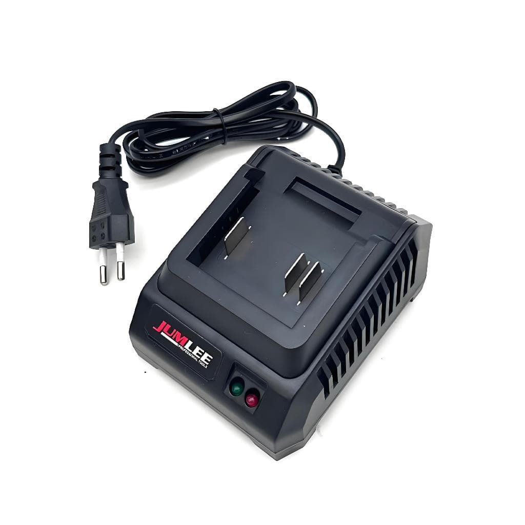 Carregador de Bateria Rápido JUMLEE 68V - Compatível com Baterias de Ferramentas, Proteção Inteligente, Indicador LED