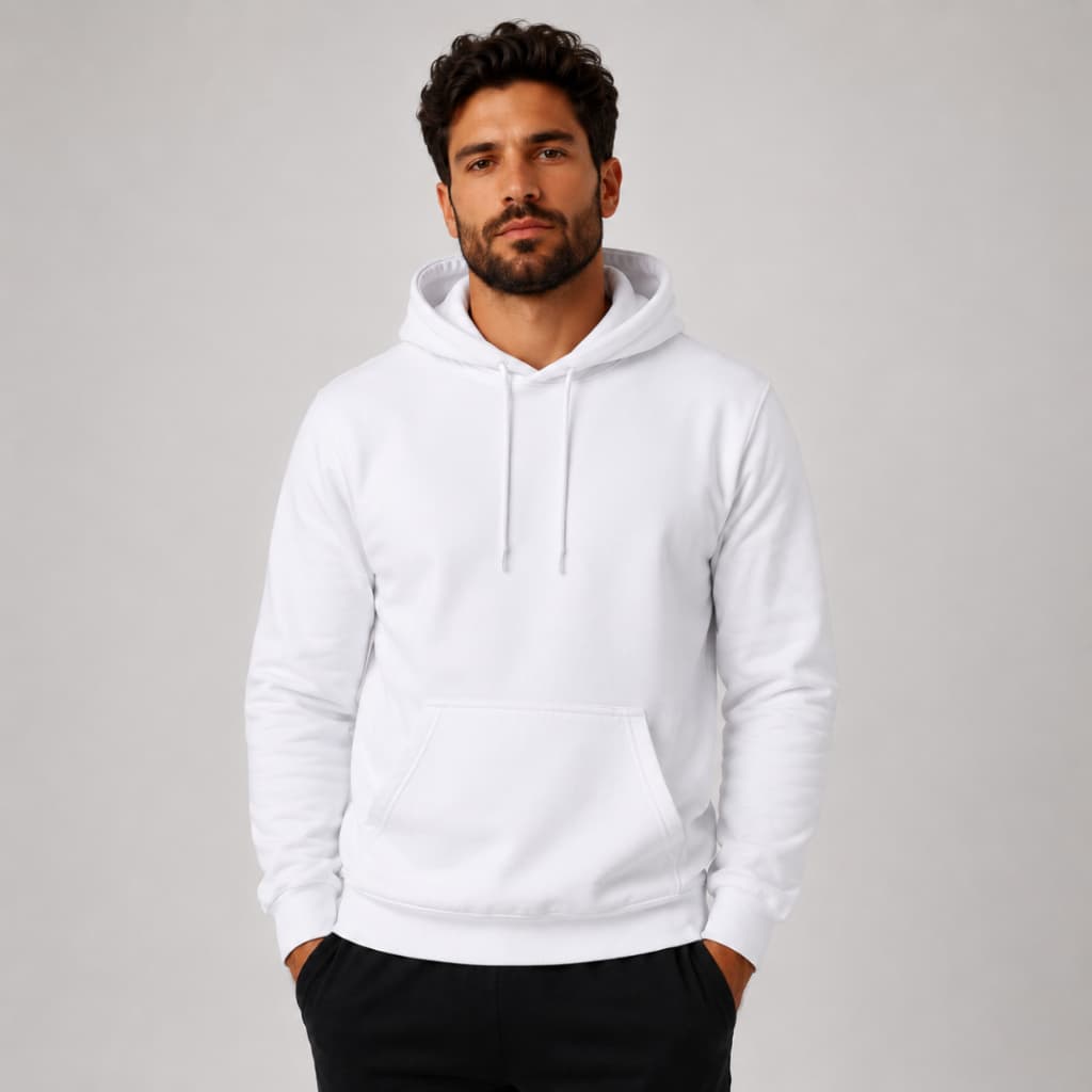 Moletom Canguru Blusa Reforçada De Algodão Unissex Casaco Flanelado