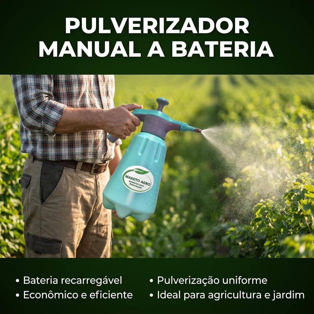 Pulverizador Manual a Bateria 2 Litros Snow Foam Elétrico Limpeza Interna Externa Automotivo Recarregável Por USB