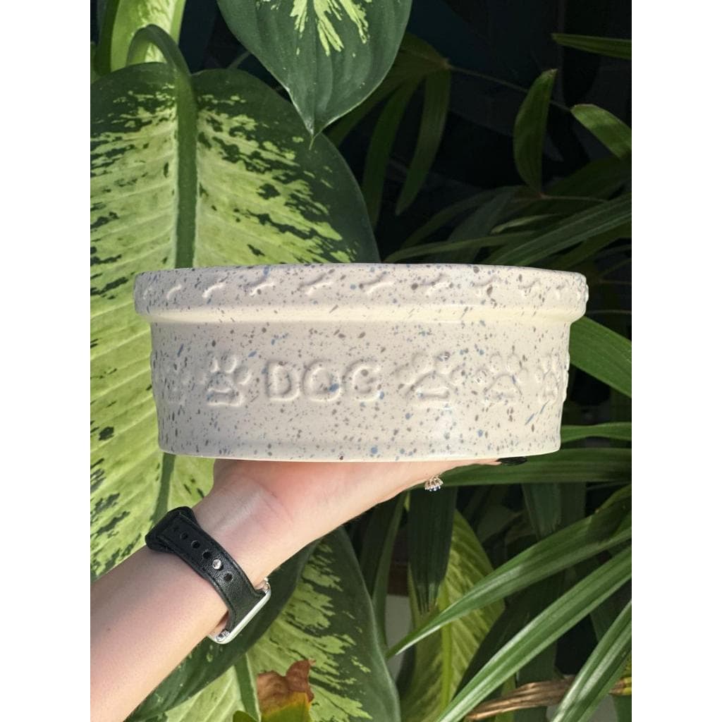 Comedouro Pote Pet em Cerâmica Esmaltada para Pets de Médio Porte - Bacia Pet Artesanal
