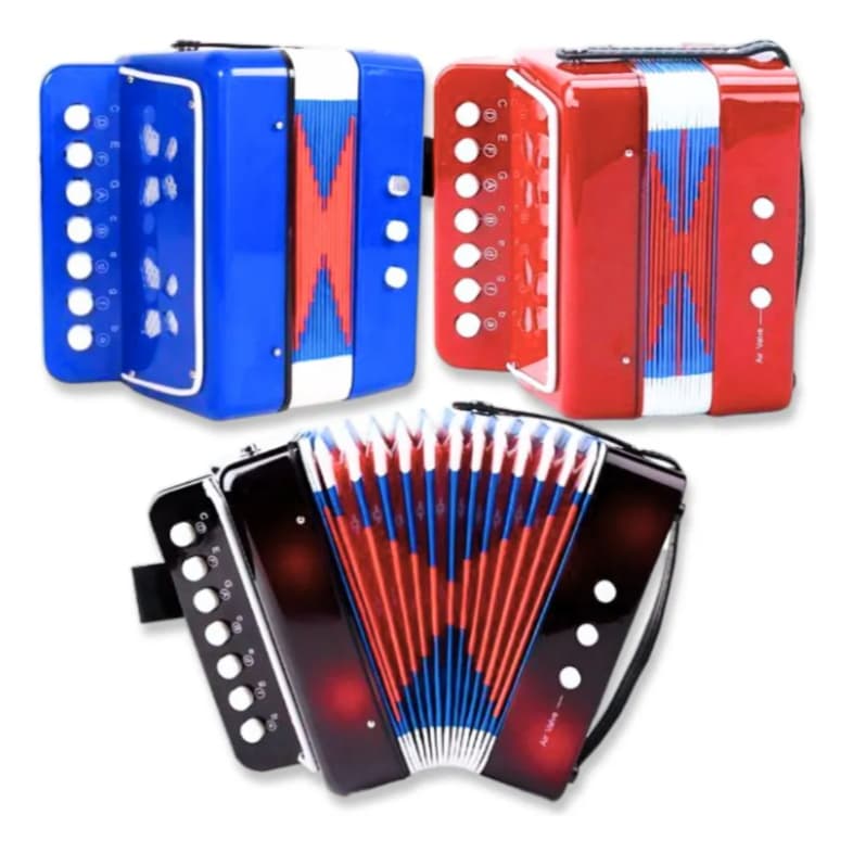 Acordeon Sanfona Gaita Acordeão Infantil Semi-profissonal