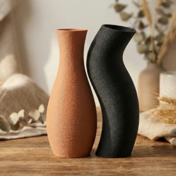 Kit Vasos Decorativos Duality – Elegância Moderna para Seu Ambiente
