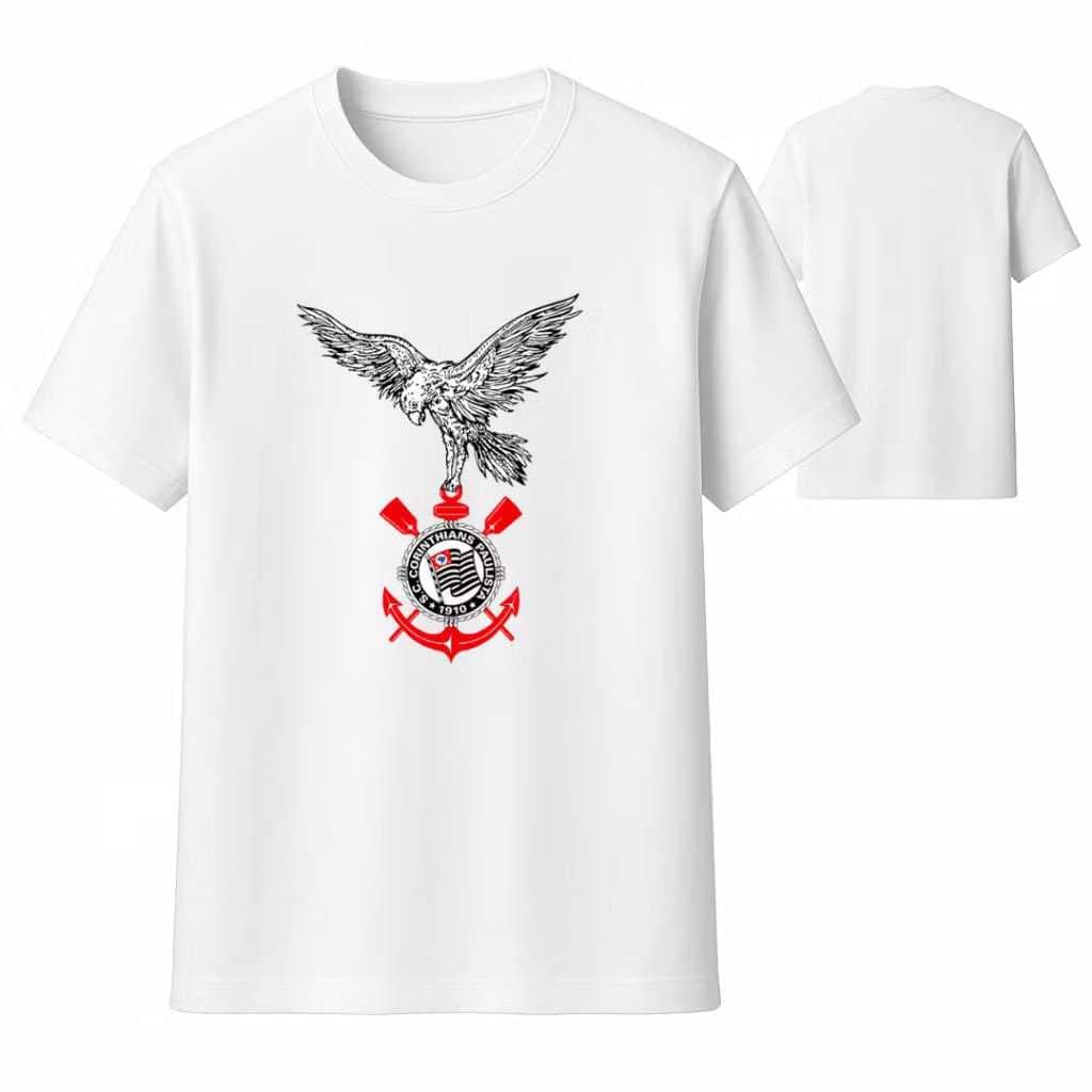 Camiseta Masculina 100%Algodao estampa Premium Aguia Envio Full