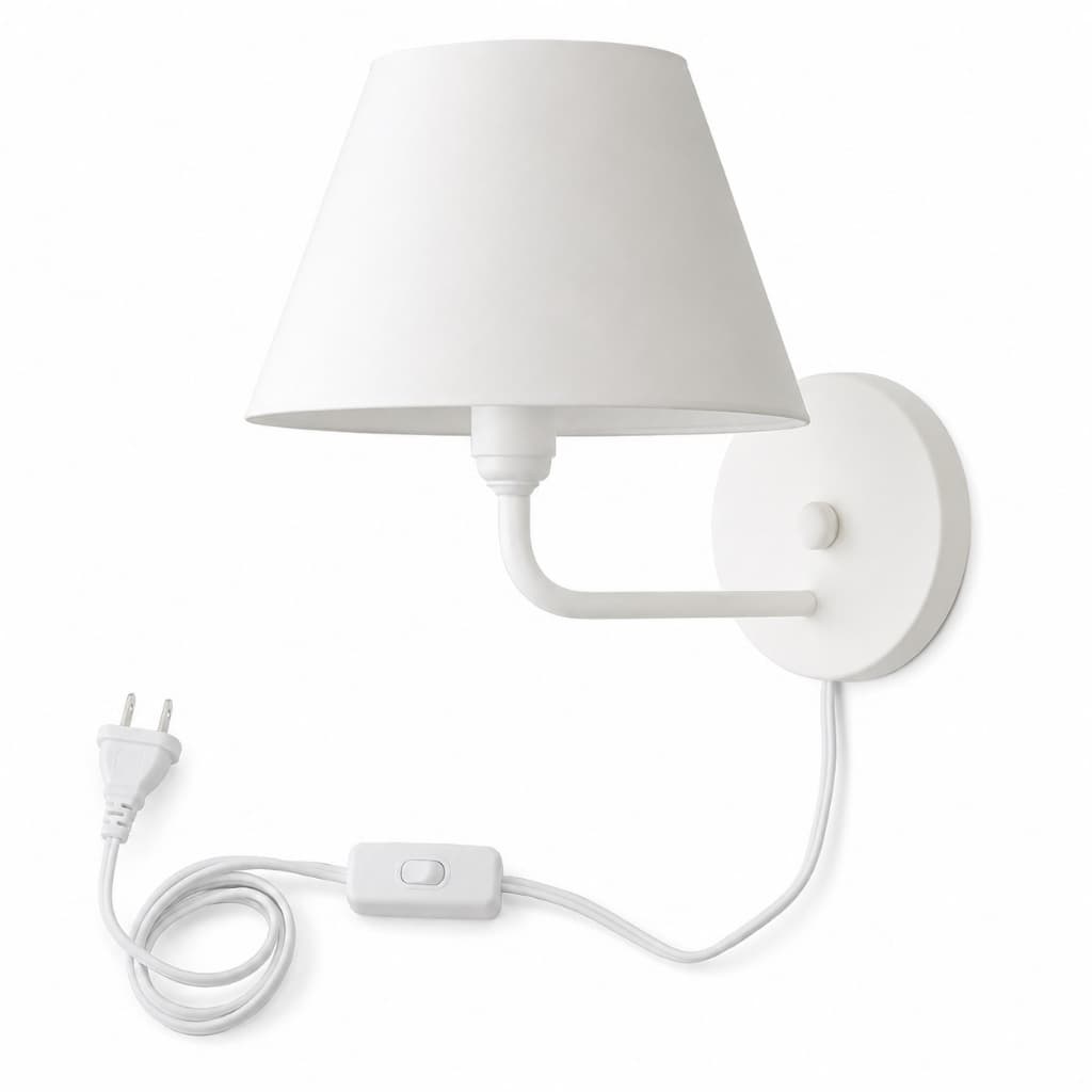 Kit 2 Arandela Aurora Retrô para Quarto Sala Corredores Abajur Decorativo bivolt PLUG