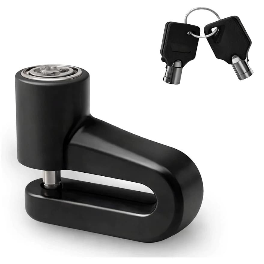 Cadeado para Trava Disco de Freio de Moto e Bicicleta Anti Furto Universal