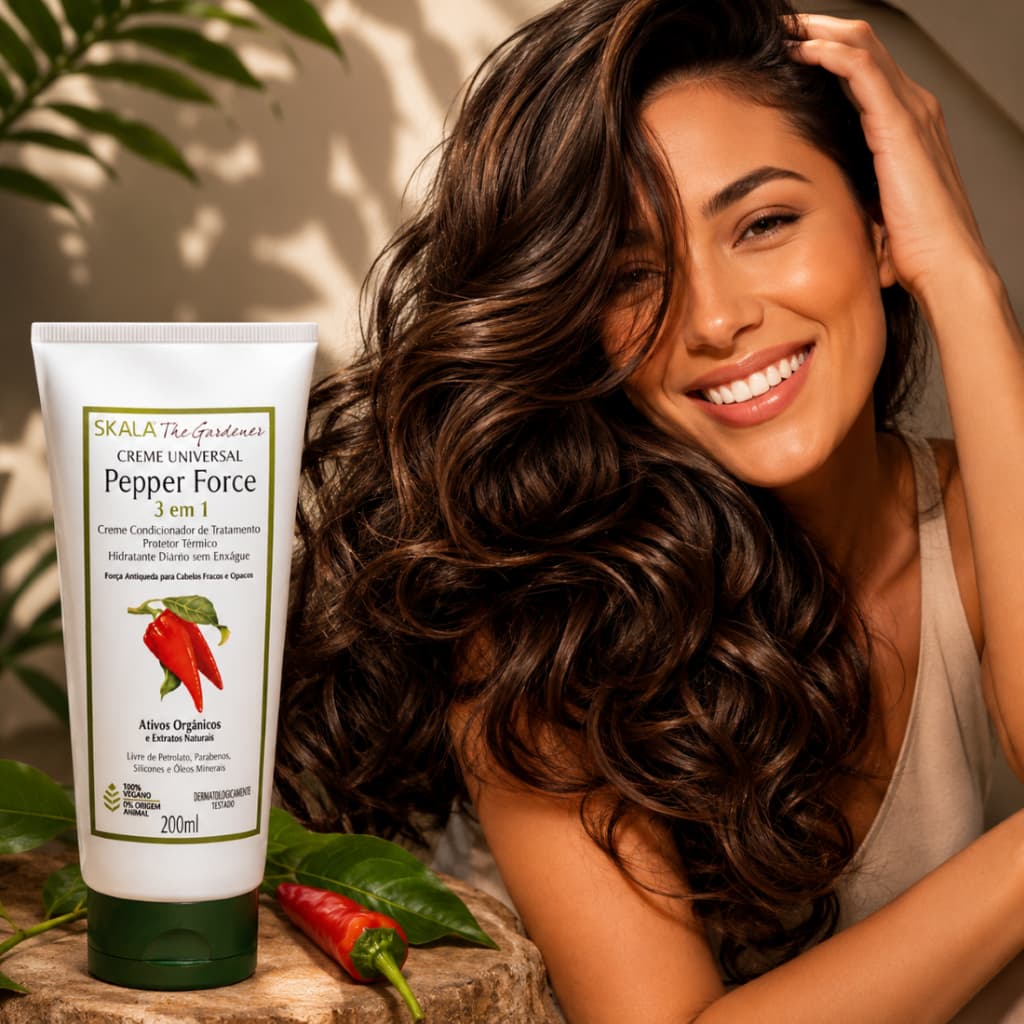 Creme 3 em 1 Tratamento Termico Skala the Gardener Pepper Force 200ml