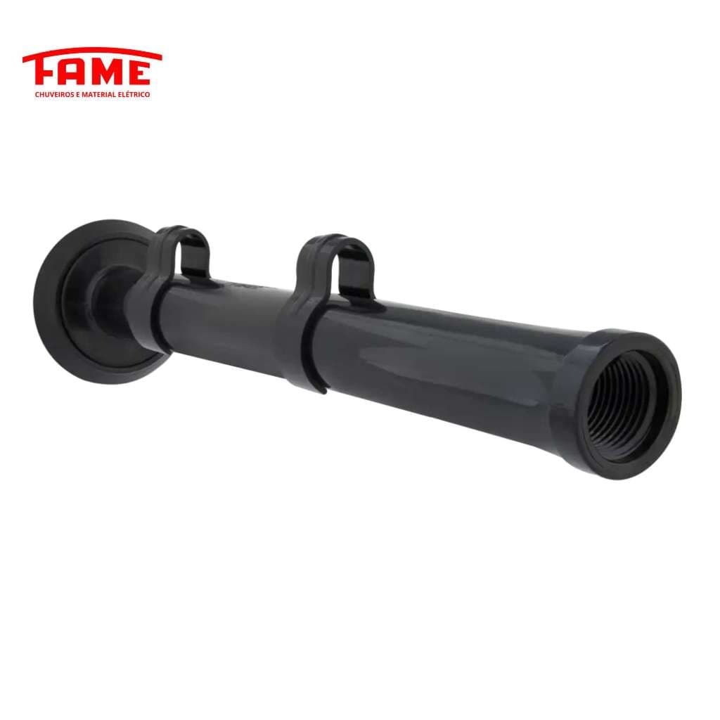 Cano Black para Duchas e Chuveiros 30cm Fame
