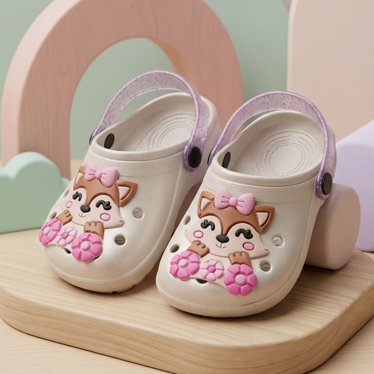 Sandália Babuche Infantil Menina Antiderrapante Confortável Elegante Leve Kids Promoção