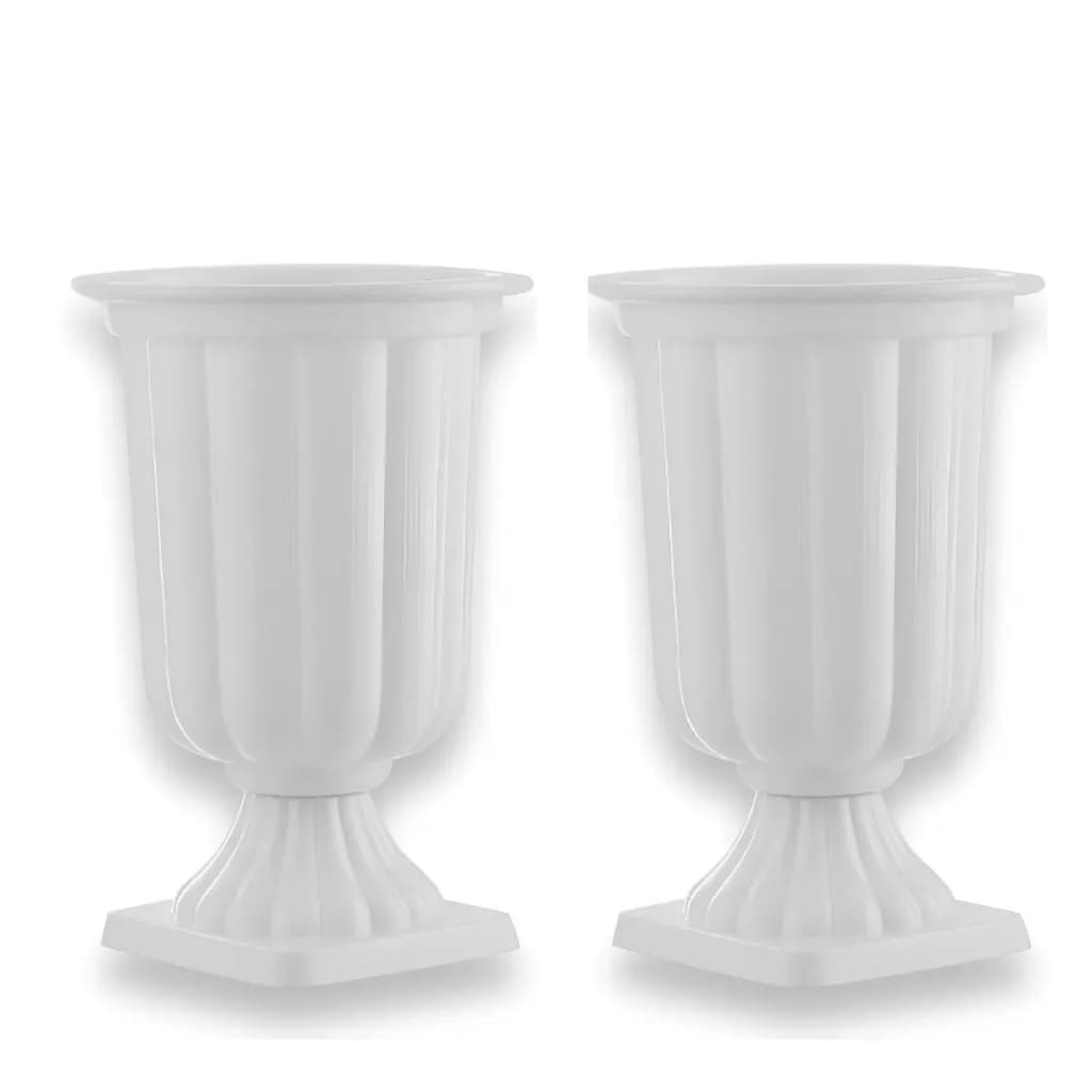 Vaso Grego Plástico Floreira Taça Romana Decoração Kit Com 2 e 4 Unidades