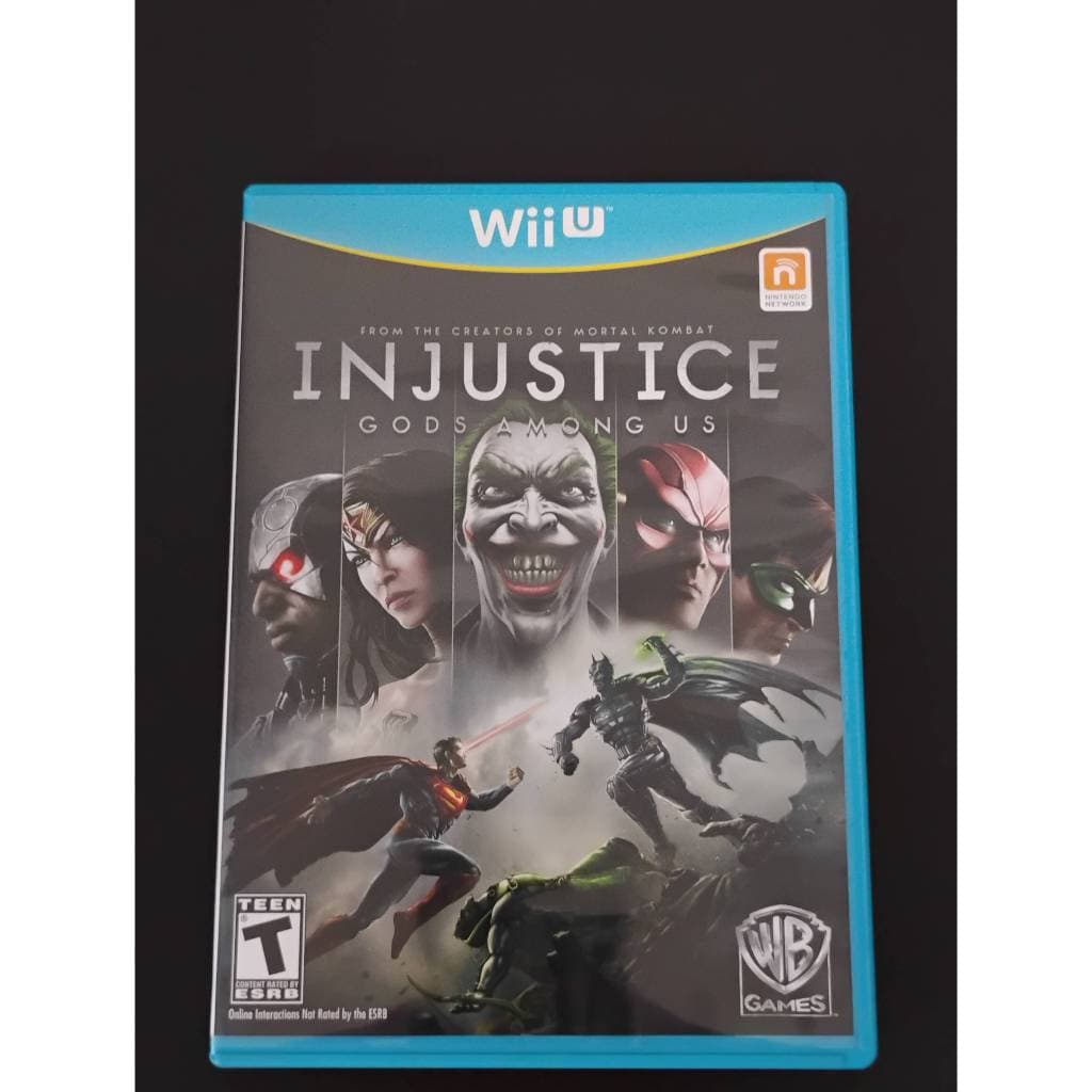 Jogo Injustice Gods Among Us Wii U (Americano NTSC EUA) Completo em Mídia Física para Nintendo Wii U