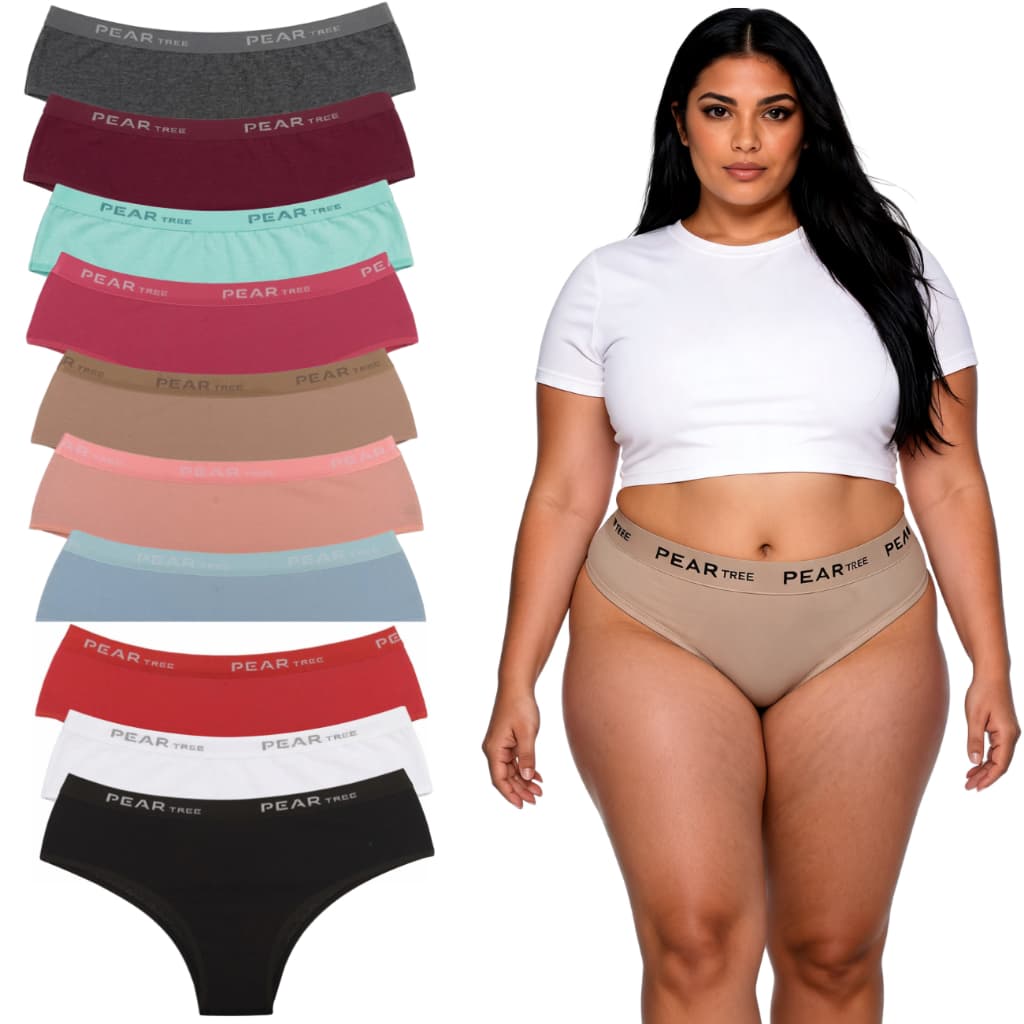 Kit Calcinhas Plus Size Em Algodão Grande Cintura Alta Cos Largo Calcinha Para Senhora