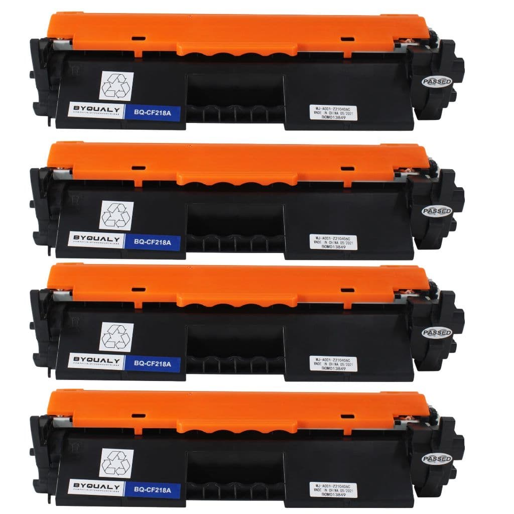 Kit 4 Toner Compatível Hp Cf218a M104a M104w M132a M132fw
