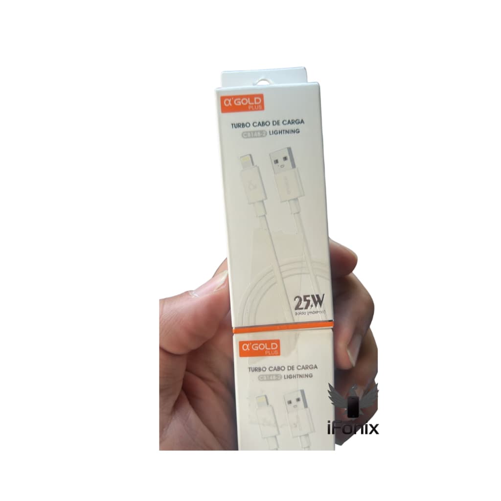 Cabo Carregador Lightning USB 1m Branco - Carregamento Rápido e Durabilidade
