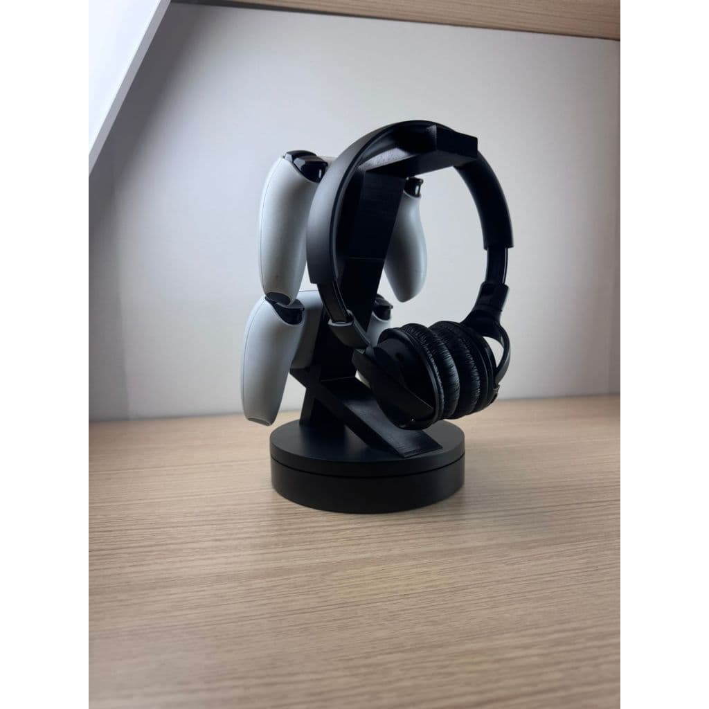 KIT SUPORTE DE CONTROLE GAMER E FONE DE OUVIDO