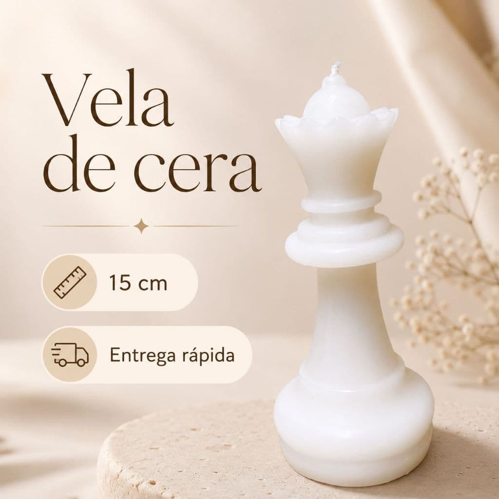 Escultura Vela Rainha