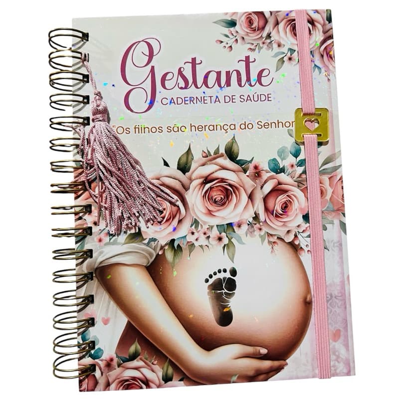 Caderneta da Gestante Personalizada 2026 | Diário da Gravidez | Pré-Natal Completo | Caderninho da Mamãe