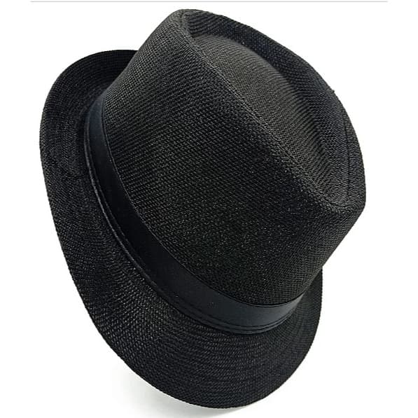 Chapéu Panamá estilo fedora preto malandrinho zé pretinho malangragem carioca