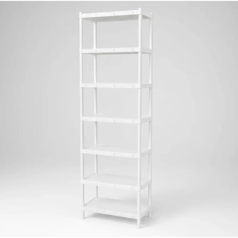 Estante Modular Flexa Branca 7 Prateleiras