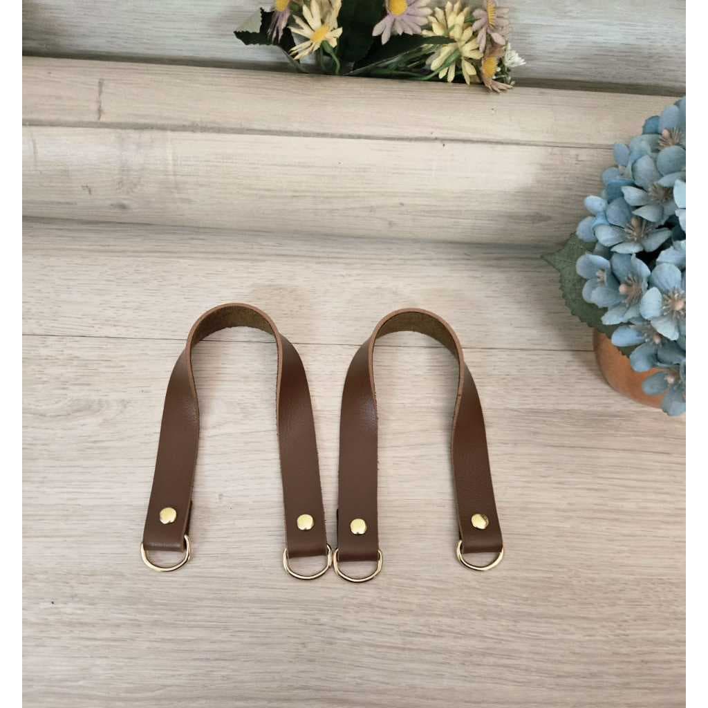 2 Pares de alça de mão sintética com meia argola,para bolsas,mochilas,malas..