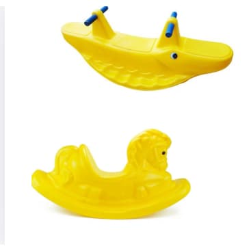 Gangorra Infantil Dupla Cavalinho e Jacaré para Playground – Diversão, Desenvolvimento e Segurança
