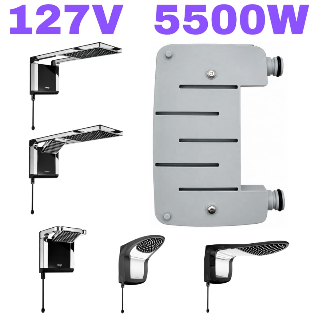 Resistência Acqua Ultra Storm Duo Wave Star Jet Chuveiro Lorenzetti 127v 5500w Pratimix