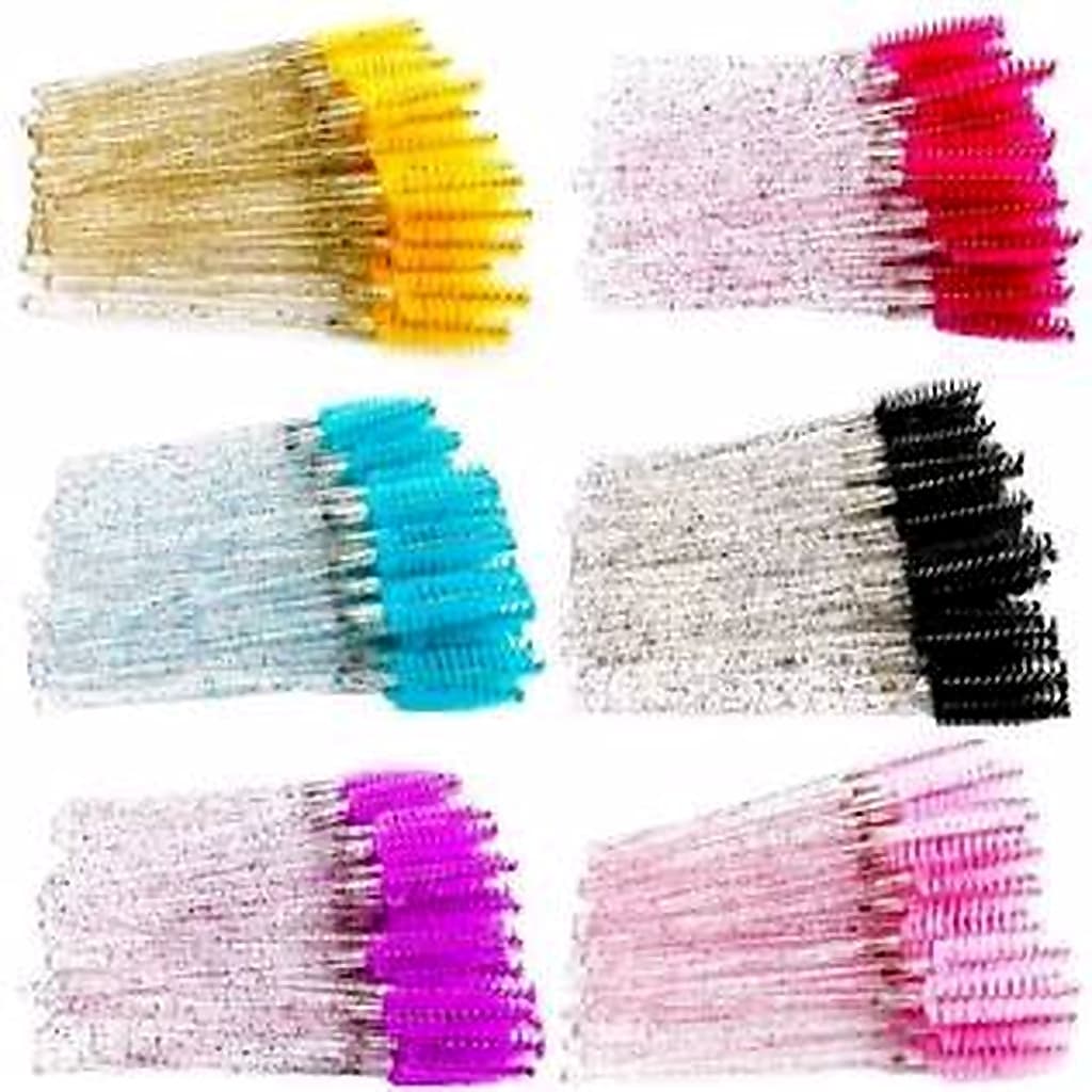 Escovinhas com glitter Extensão de Cílios e Sobrancelha/Cor aleatória