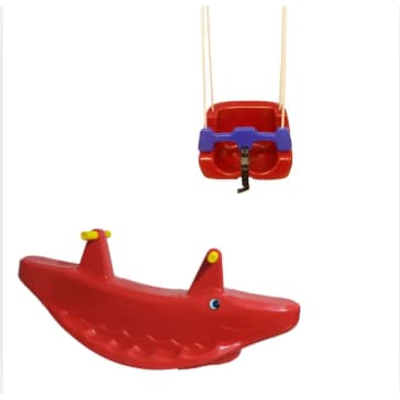 Combo Recreativo Infantil com Jacaré e Balanço Quadrado – Ideal para Momentos de Lazer