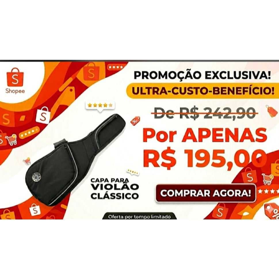 CAPA VIOLÃO CLÁSSICO SOLID SOUND- ORIENT