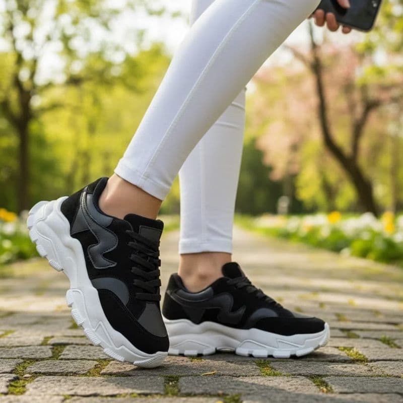 Tênis Feminino Casual Fofinho Estiloso Super Leve